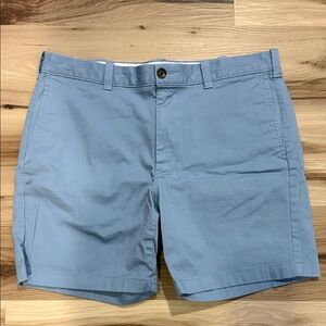 J. Crew Light Blue Flat Front Shorts 7inch inseam